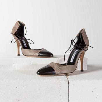 Pumps, Manolo Blahnik, storlek 39,5.