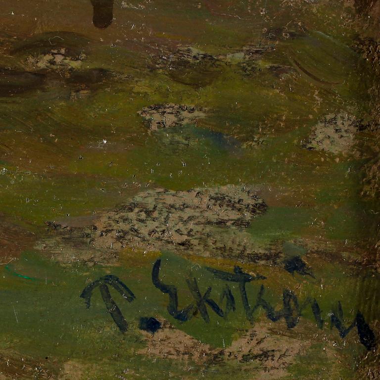 PER EKSTRÖM, olja på duk. Signerad.