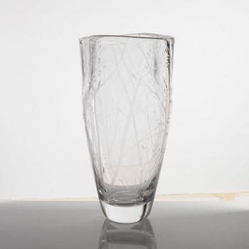 Vicke Lindstrand, a glass vase, Kosta, Sweden, 1950's/60's.