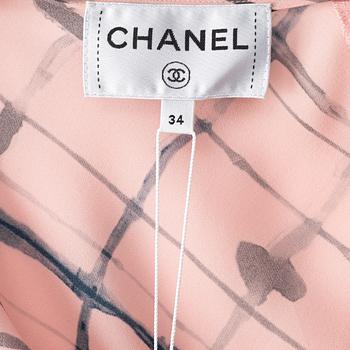 Chanel, blus, fransk storlek 34.