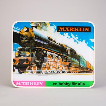 A Märklin store display sign Germany 1960s.