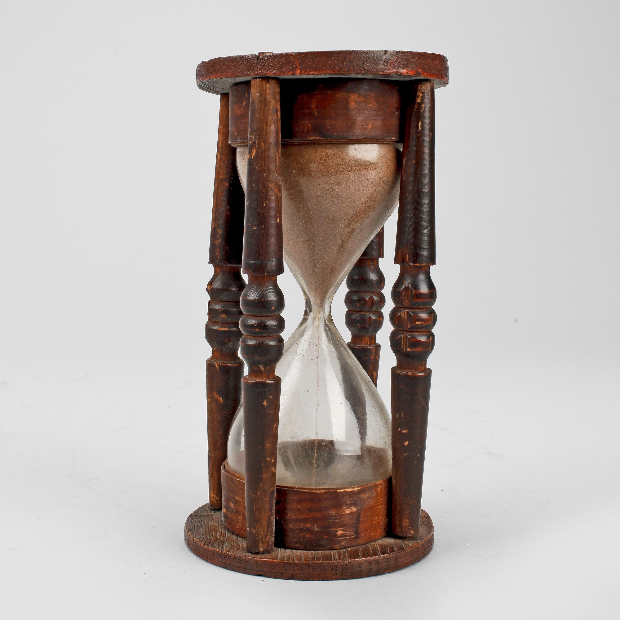 TIMGLAS, trä, glas, troligen 1800-tal. - Bukowskis