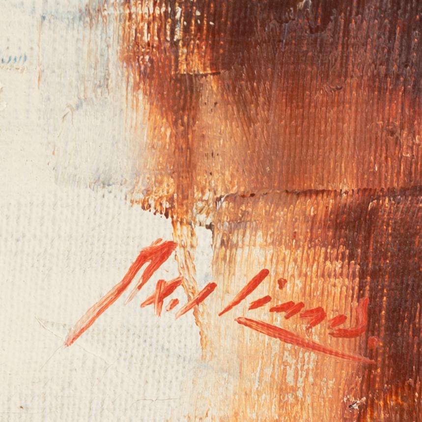 Axel Lind, oil on canvas, signed.