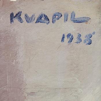 CHARLES KVAPIL, olja på duk, signerad och daterad 1938.