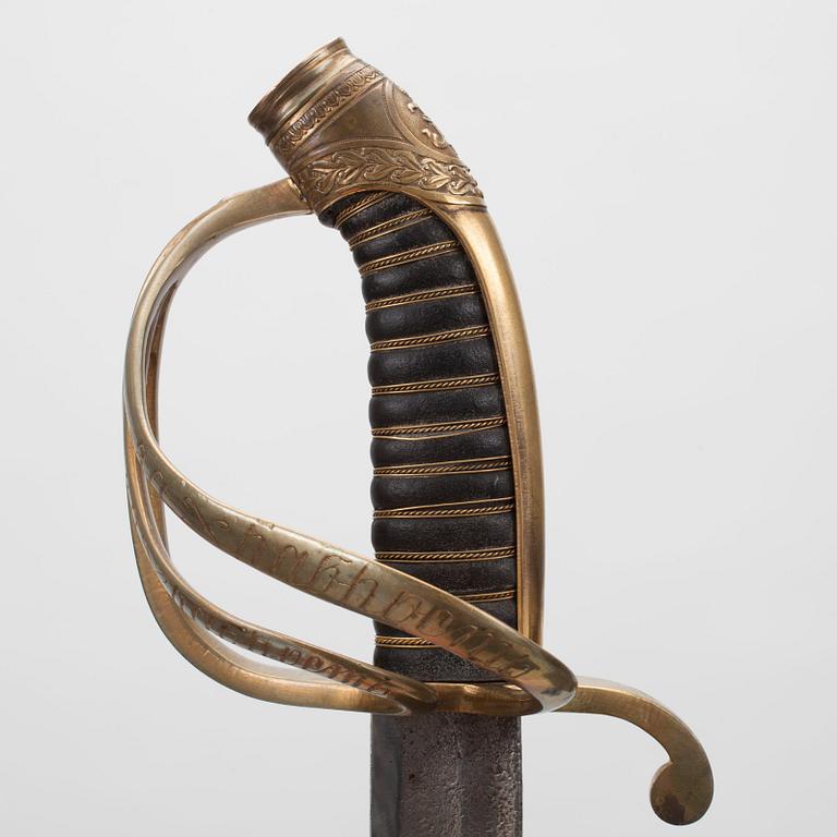 A ST. ANNE'S CAVALRY SWORD.