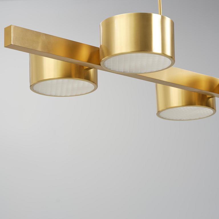 Hans-Agne Jakobsson, a monumental ceiling lamp model T 261/14, Hans-Agne Jakobsson AB, Markaryd, 1950s-60s.