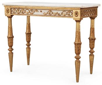 654. A late Gustavian late 18th Century console table. Design by Louis Masreliez and executed by Jean Baptist Masreliez.
