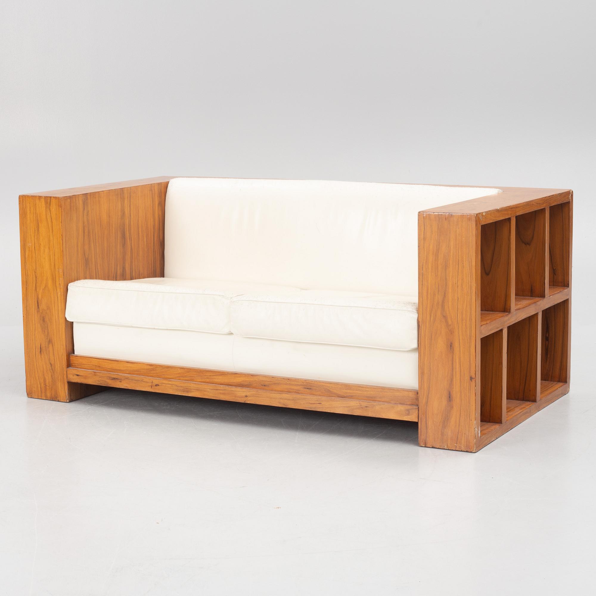 Soffa, art deco-stil, 1900-talets andra hälft.