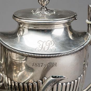 A Hessenberg 5 piece silver tea and coffee-set.