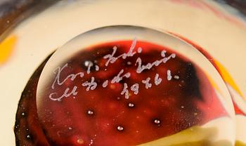 VASER, 2 st, glas, Monica Backström, Orrefors.