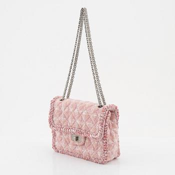 Chanel, a pink 'Mini Tweed Flap Bag', 2018.