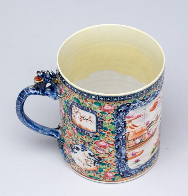 MUGG, porslin, Kina 1700/1800-tal.