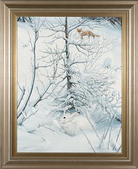 Teppo Terä, oil on canvas, signed and dated -85.