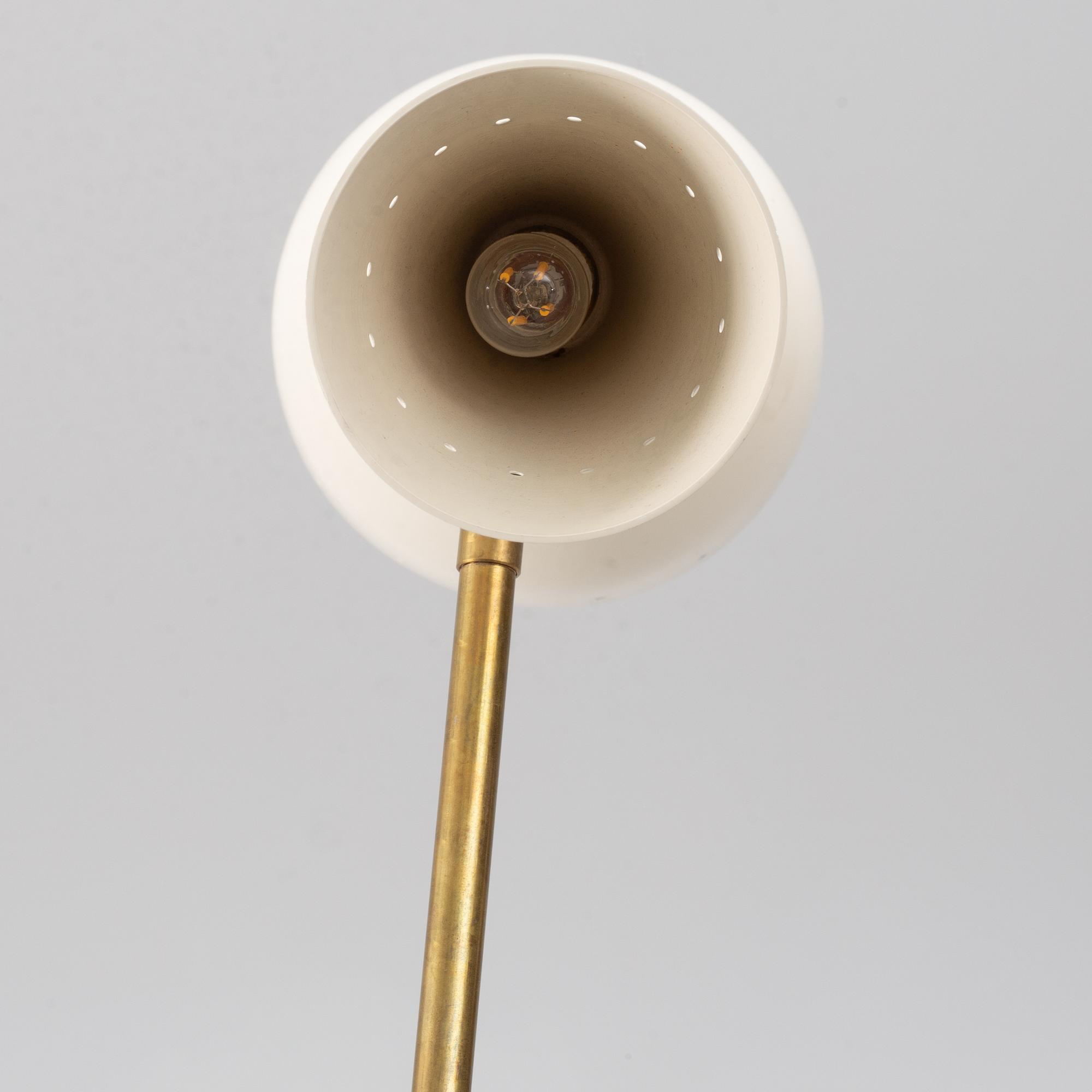 Floor lamp, "Diabolo White", Luci, Parma, Italy.