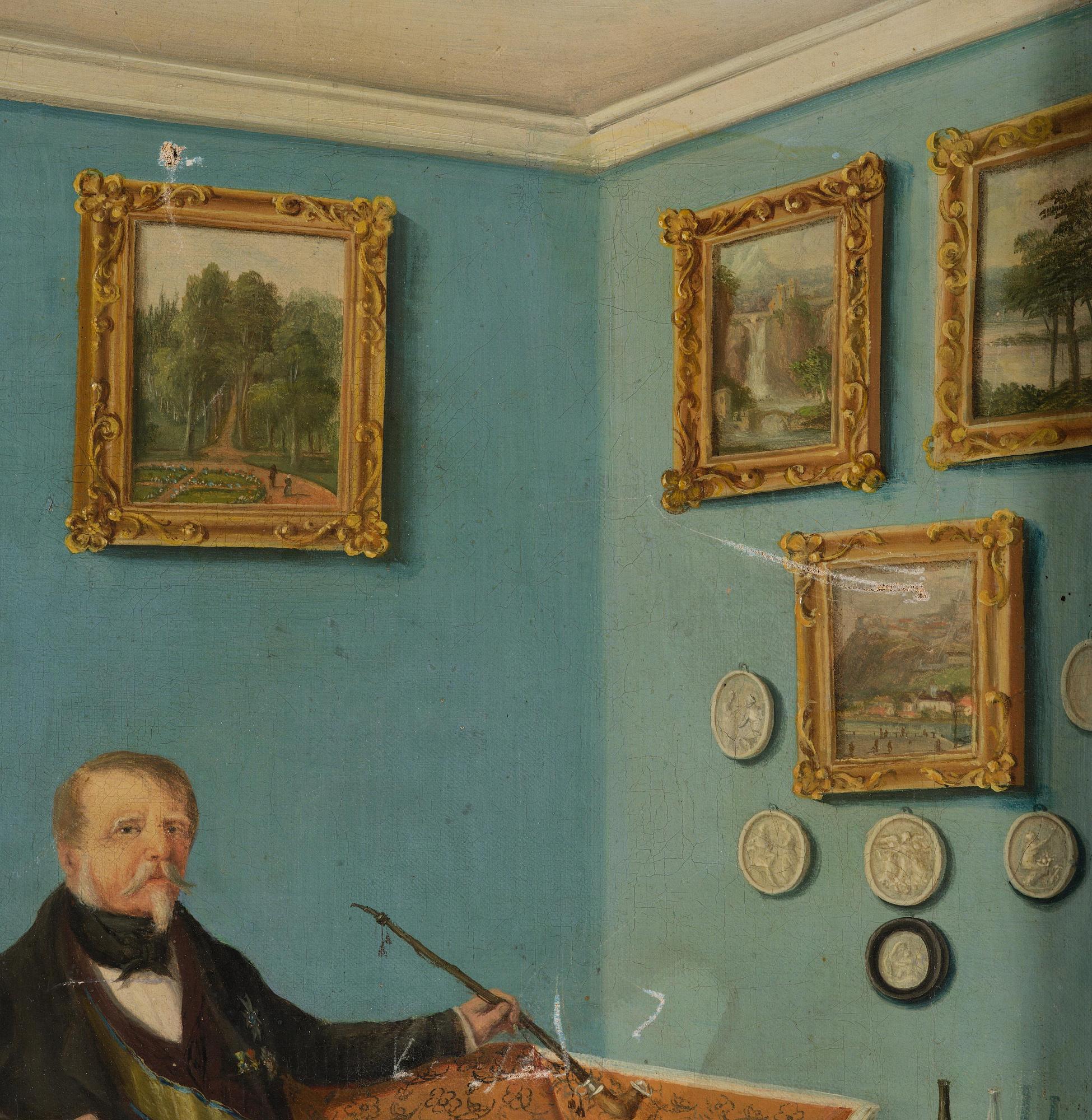 Axel Otto Mörner, Self-portrait of Colonel Axel Otto Mörner of Morlanda at Skedhult Manor, Eksjö, Småland.