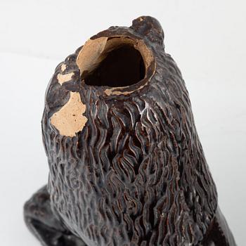 Vaser, ett par, lergods, England 1800-tal.