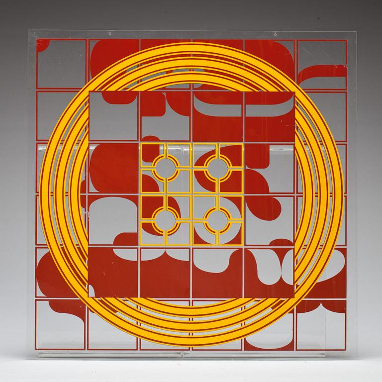 BECK & JUNG, multipel, plexiglas, signerad, daterad -76 och numrerad 97/280.