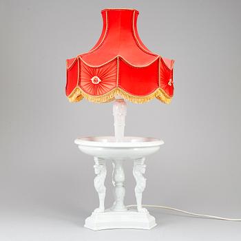 An early 20th century Rosenthal table lamp.