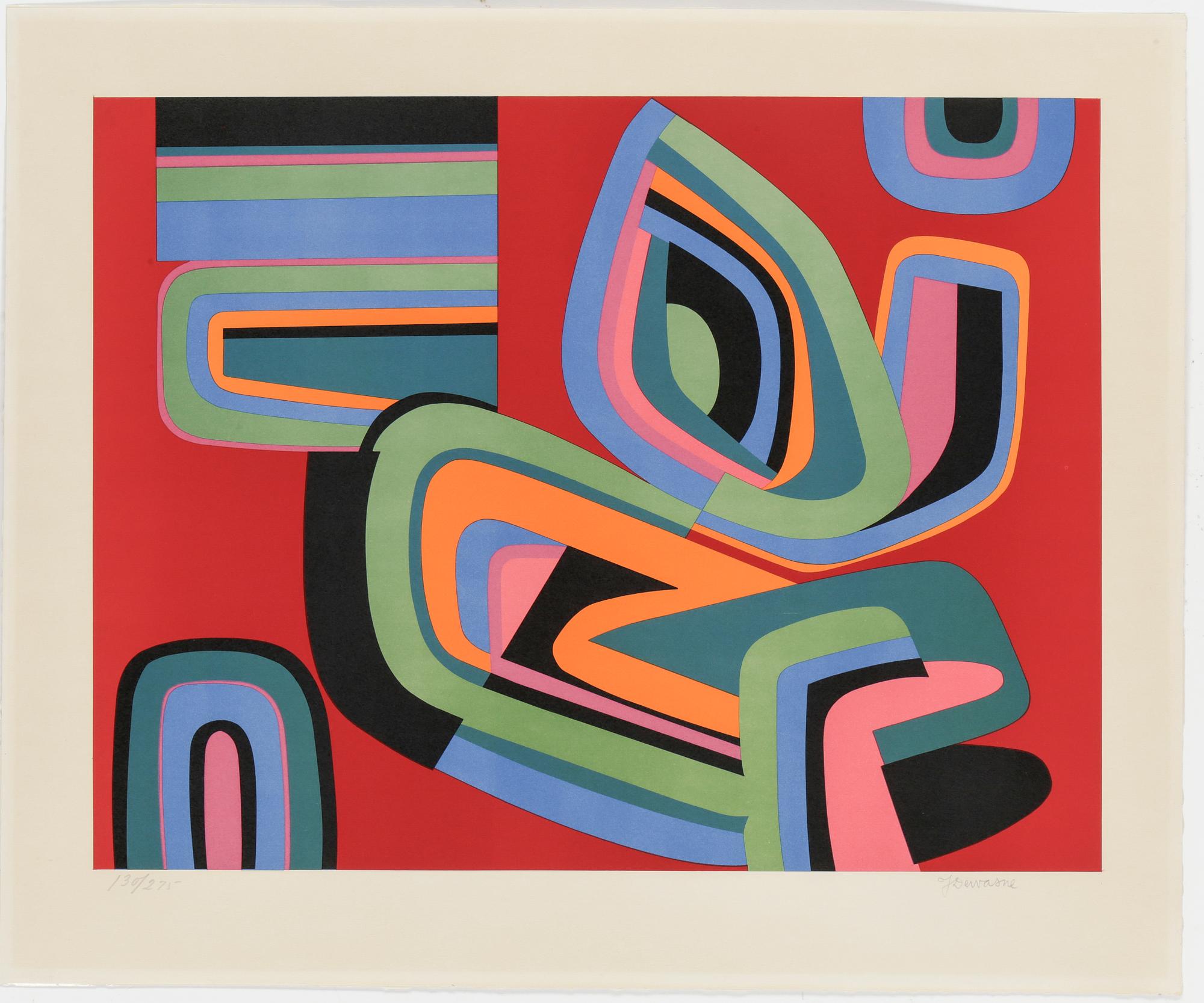 JEAN DEWASNE, litografi, signerad o numrerad 130/275.