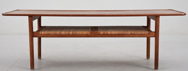 SOFFBORD, Hans J Wegner för Andreas Tuck, Danmark. Brännmärkt. 1950-60-tal.