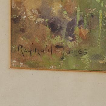 REGINALD JONES, akvarell, signerad.