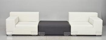 SOFFMODULER OCH SITTPALL, "Plastics Duo", Kartell, 2000-tal.