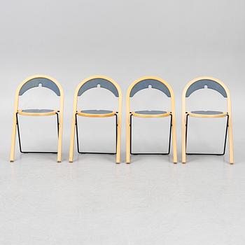 Börge Lindau, chairs, 4 pcs, "Beplus", Blå Station, late 20th century.