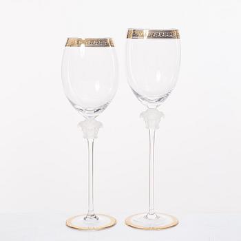 Versace, an 18 piece 'Medusa' glass service, Rosenthal, Germany.