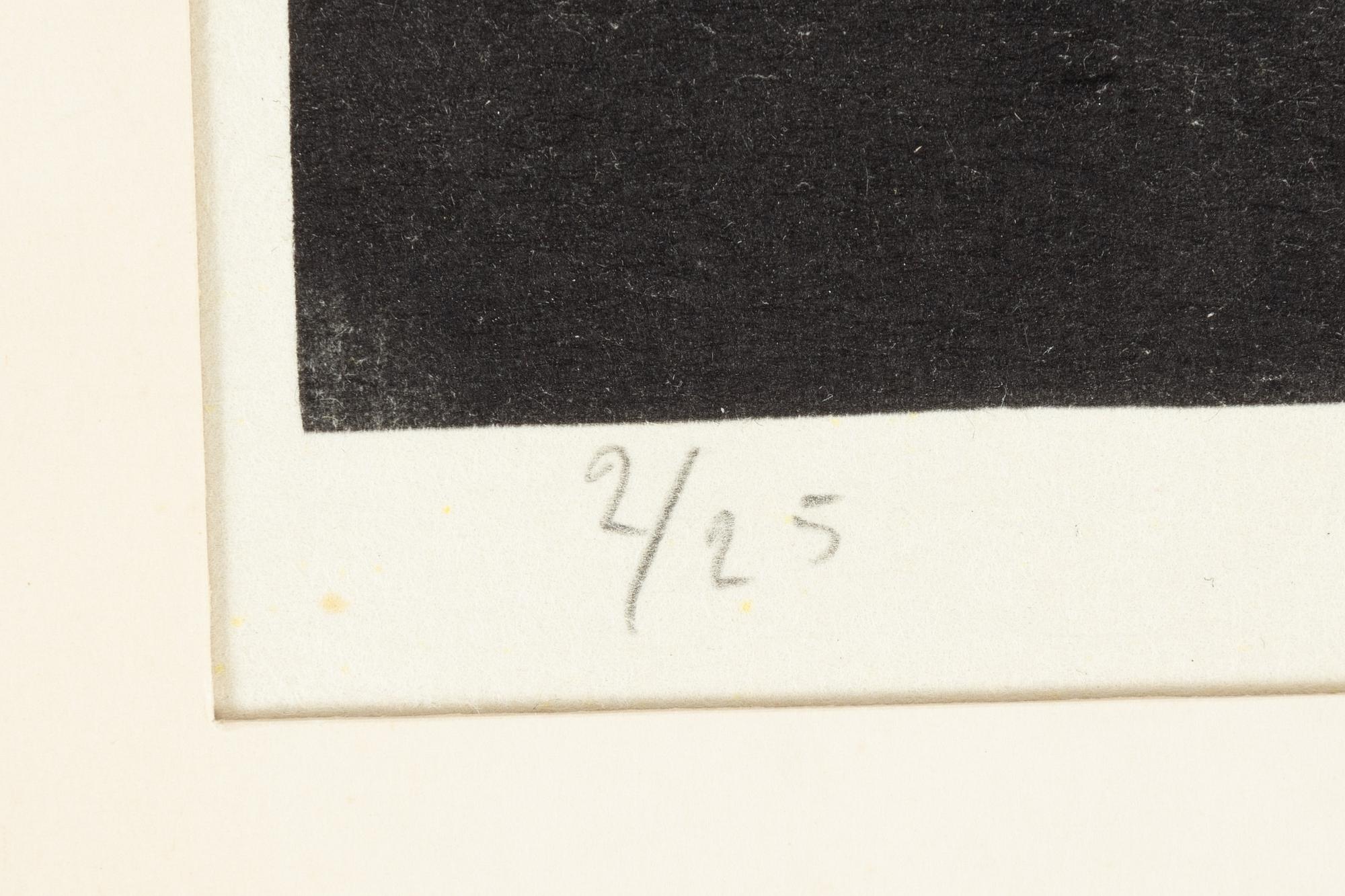 Robert Jacobsen, grafiskt blad, signerad och numrerad 2/25.