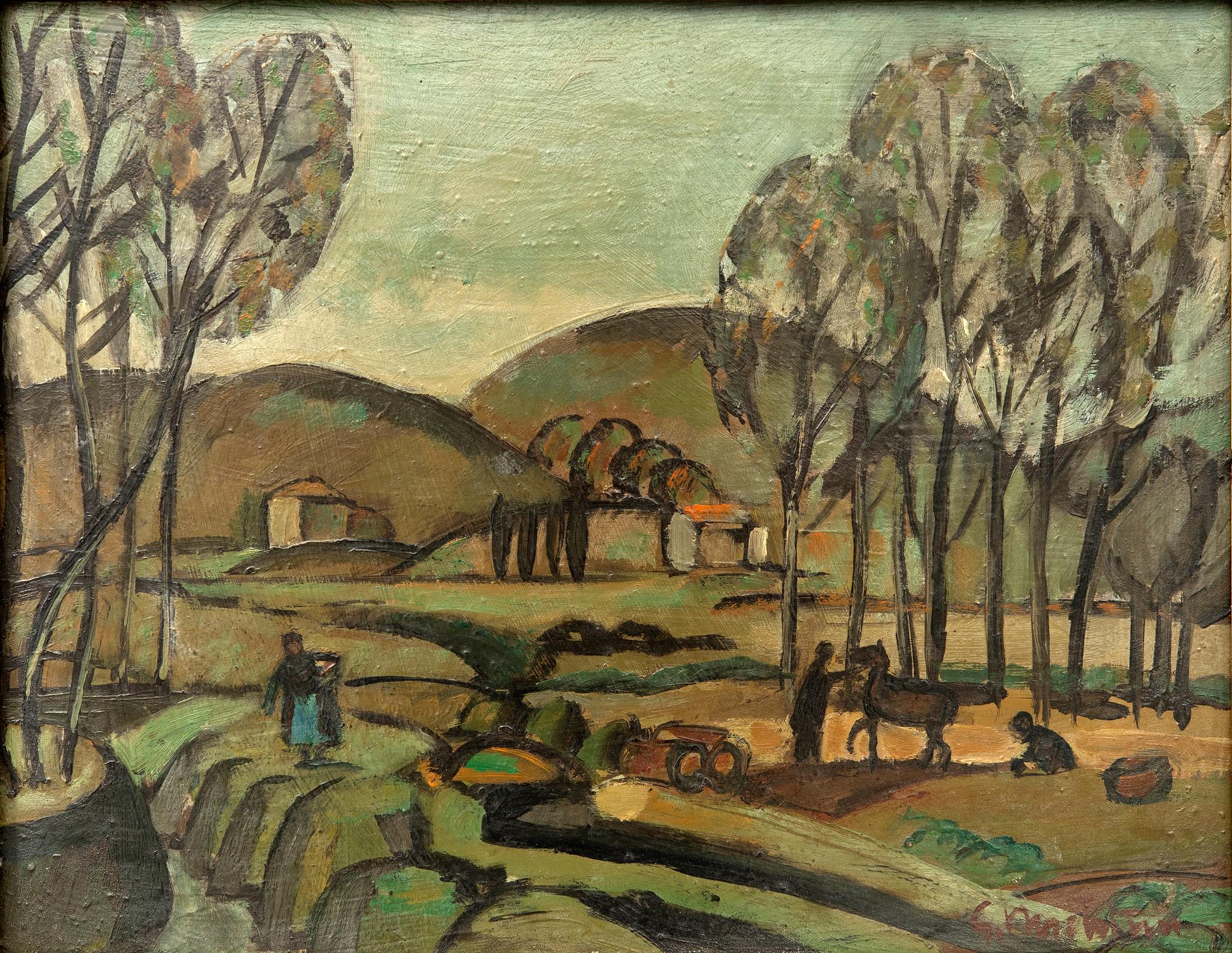Gerhard Nordström, Landscape motif.
