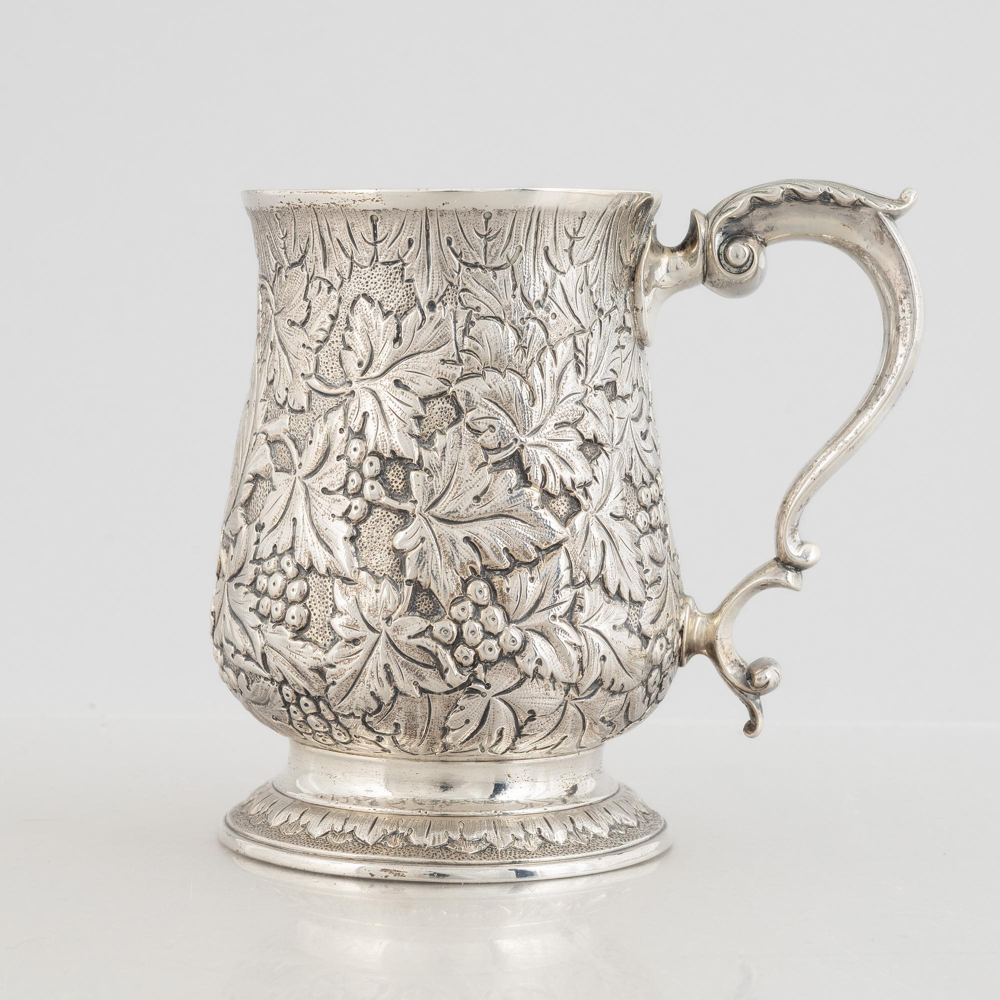 Charles Wright, a silver tankard, London, England 1776.