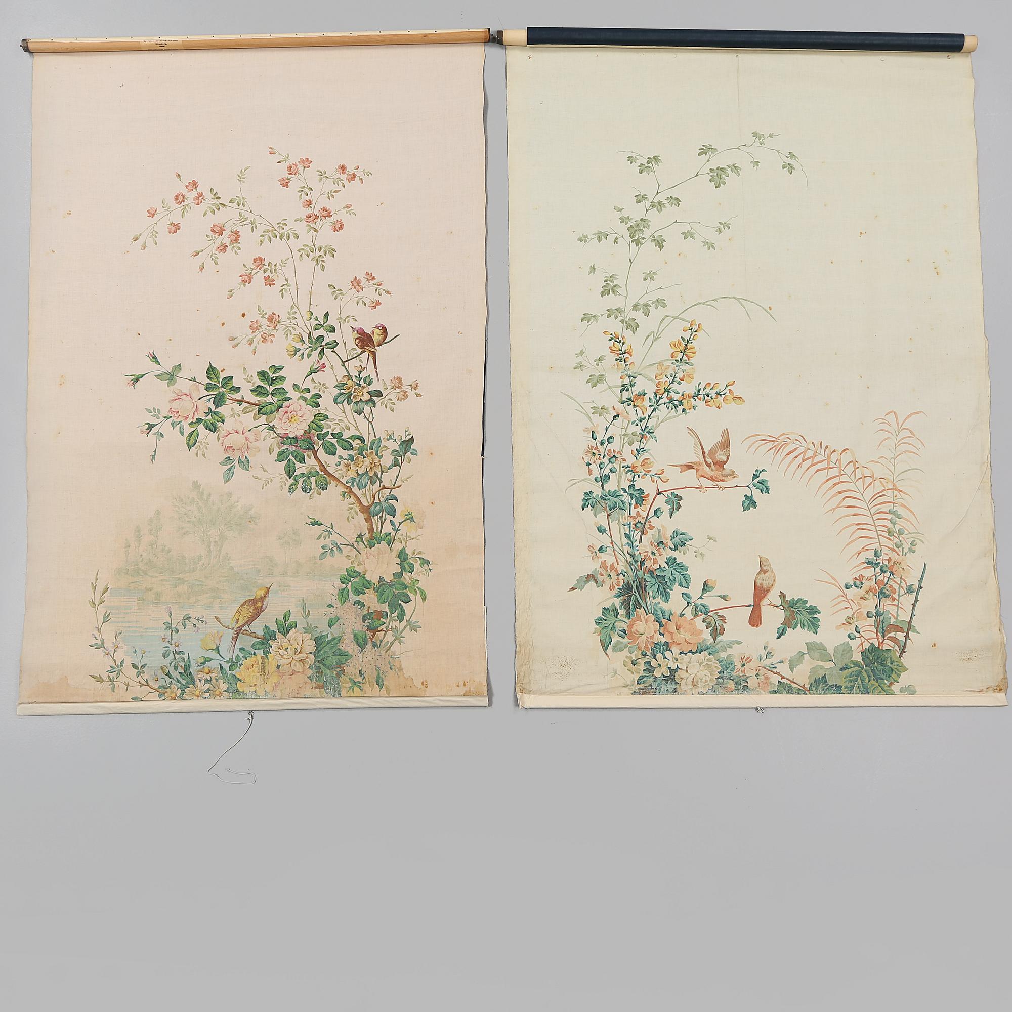 RULLGARDINER, 2 st, 1900-talets första del.