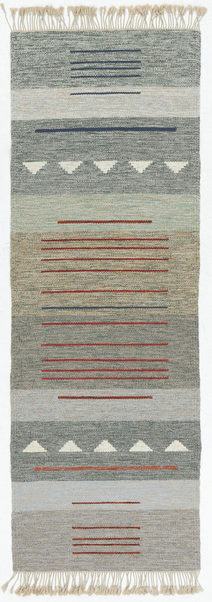 Gallerimatta, rölakan, ca 225 x 78 cm.