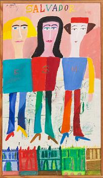 MADELEINE PYK, oil on canvas signed.