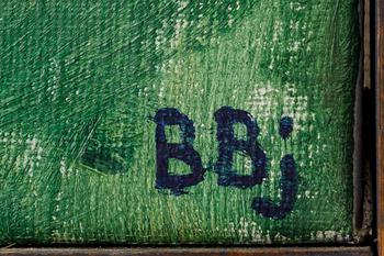 Bente Bjerregaard, 'Blåa träd (Blue trees)'.