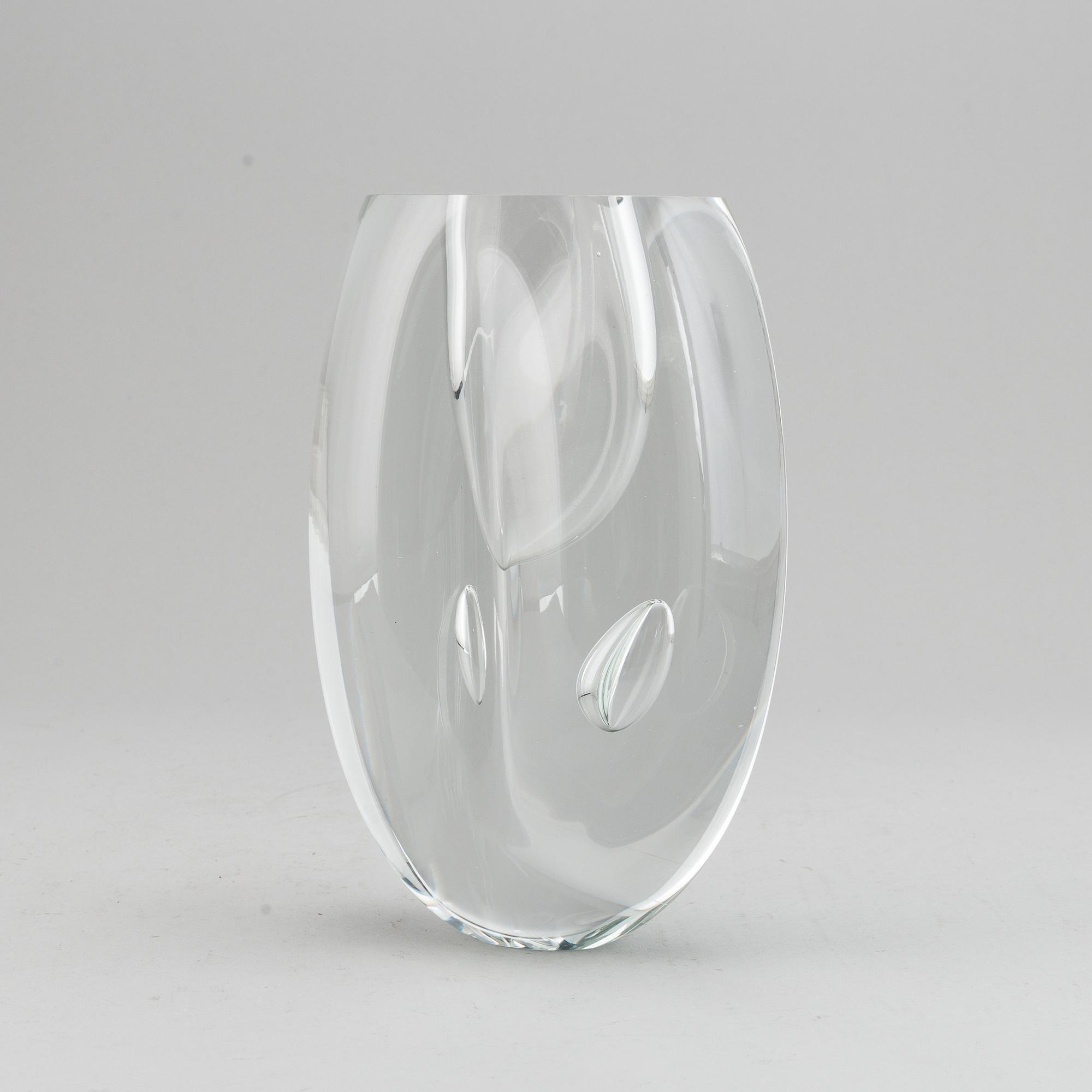 TIMO SARPANEVA, vas, glas, "Claritas", Iittala, Finland 1984.