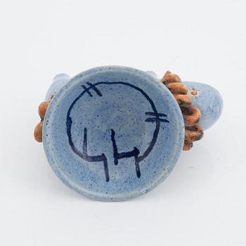 Kitty Rix, an earthenware figurine/salt cellar, Wiener Werkstätte, Austria.