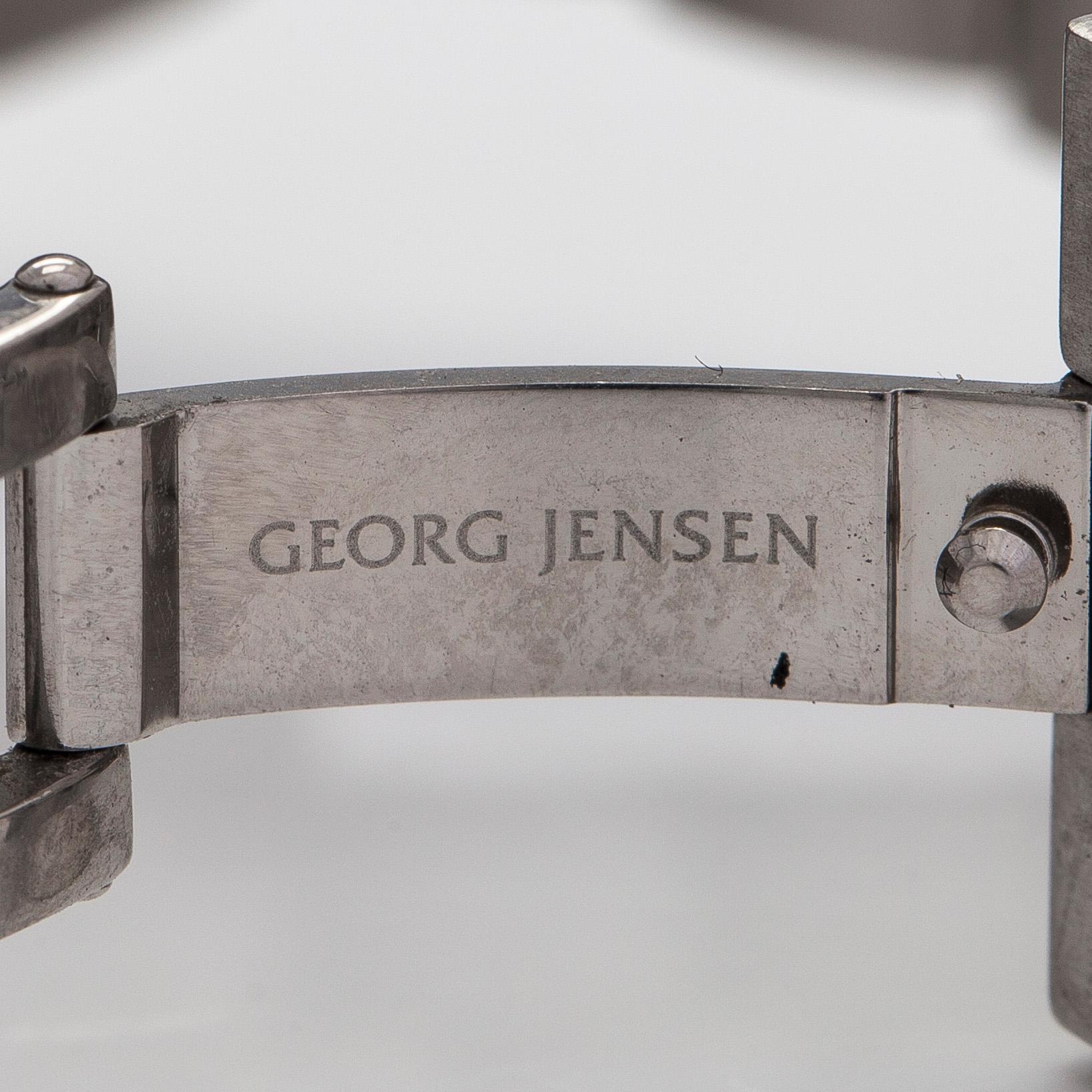 Georg Jensen, Vice, design Barth Nussbaumer, armbandsur, 40 mm.