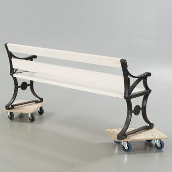 FOLKE BENSOW, trädgårdssoffa, Näfveqvarns Bruk, 1900-talets första hälft.