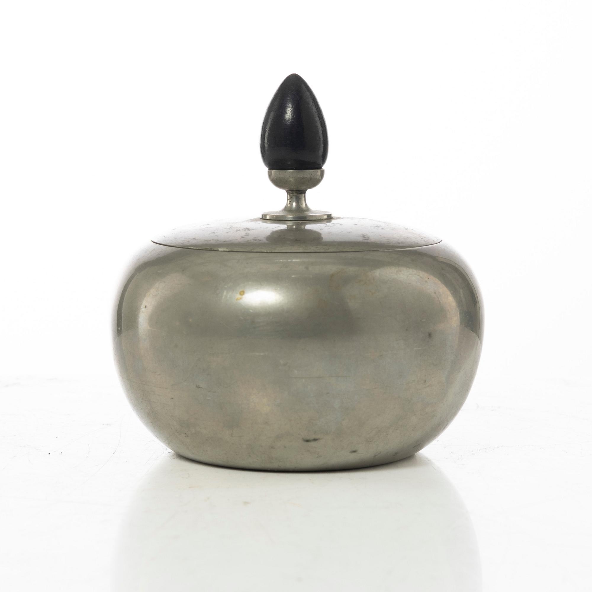 Nils Fougstedt, A four piece pewter coffee service, Svenskt Tenn, 1931 - 1946.
