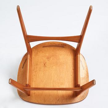 Børge Mogensen, a cherry chair, executed by cabinetmaker  Erhard Rasmussen, Denmark ca 1949.