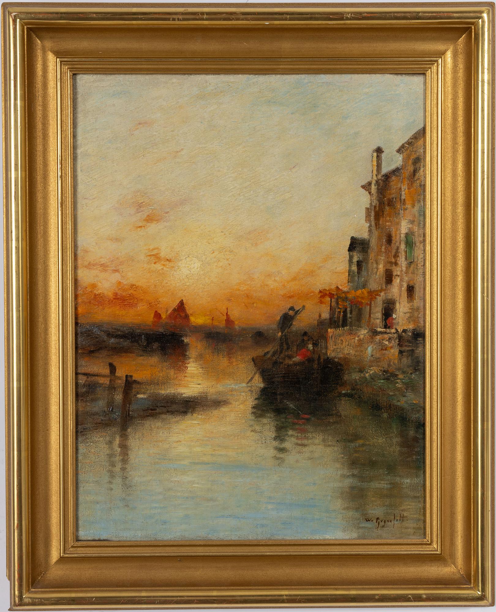 Wilhelm von Gegerfelt, Solnedgång över Venedig.