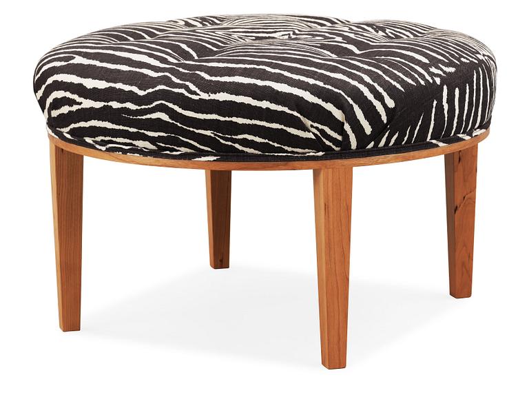 A Josef Frank mahogany stool, Svenskt Tenn, model 647.