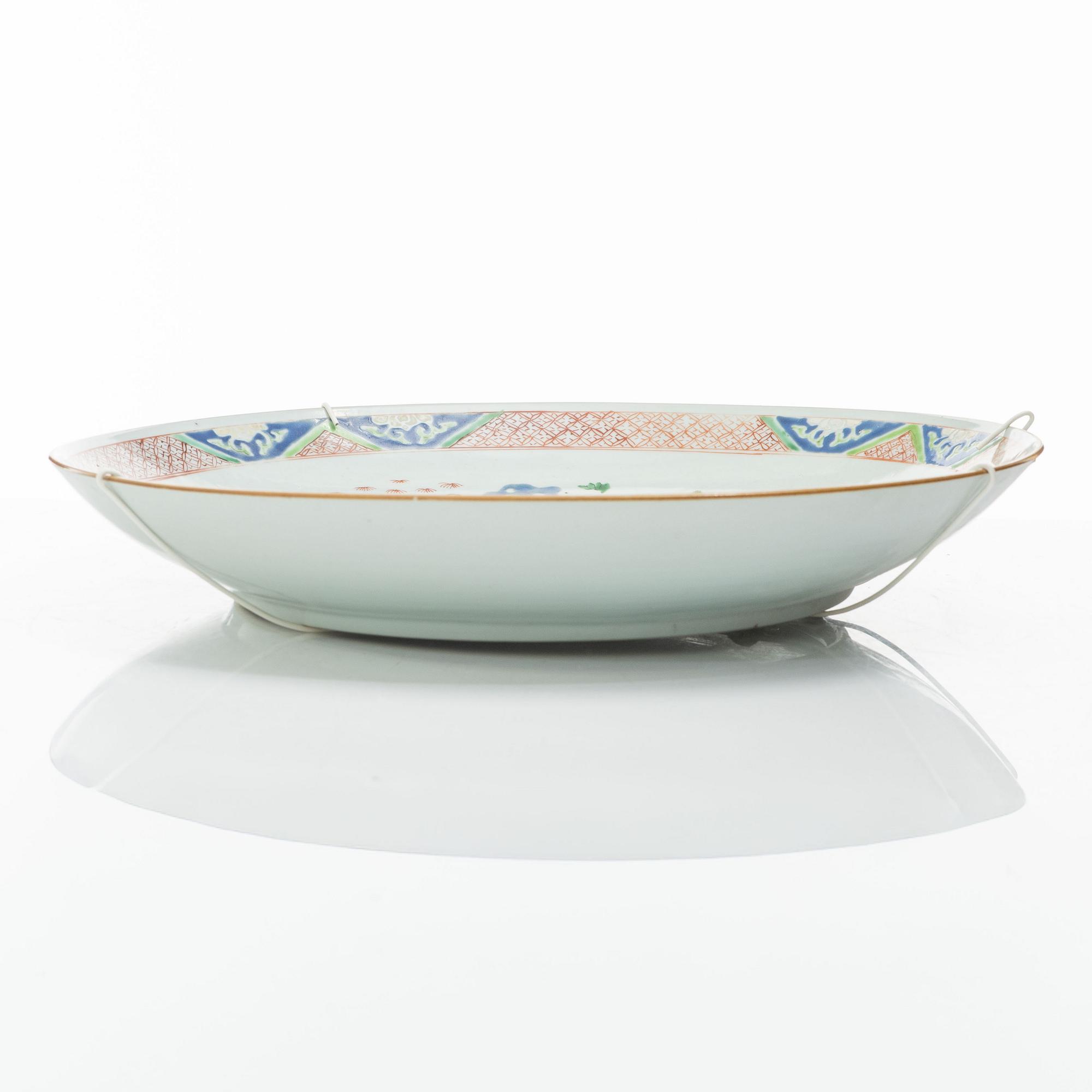 Fat, kompaniporslin, Kina, Qingdynastin, Qianlong (1736-95).