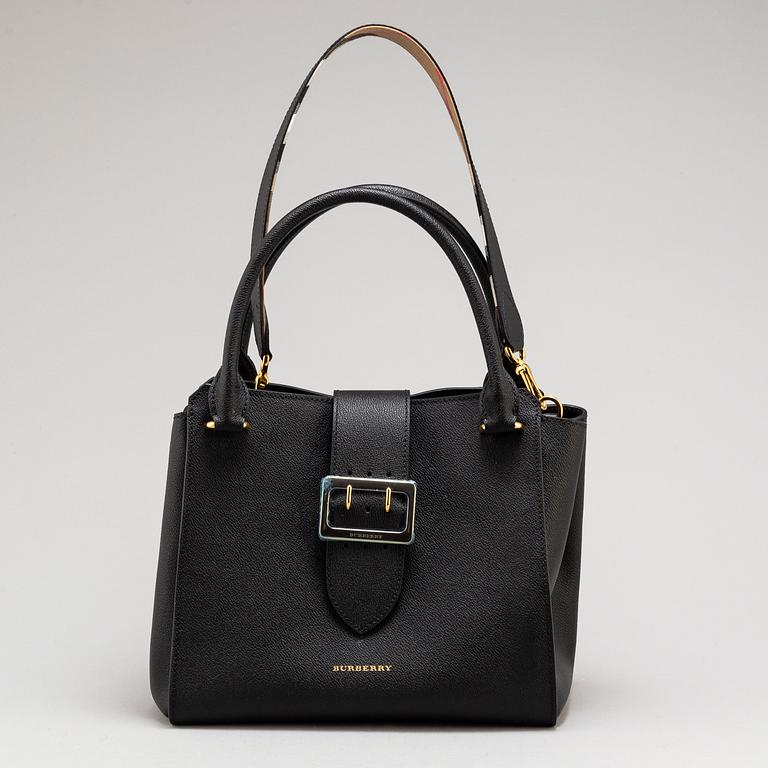 A Burberry Soft Grain Medium Buckle Tote.