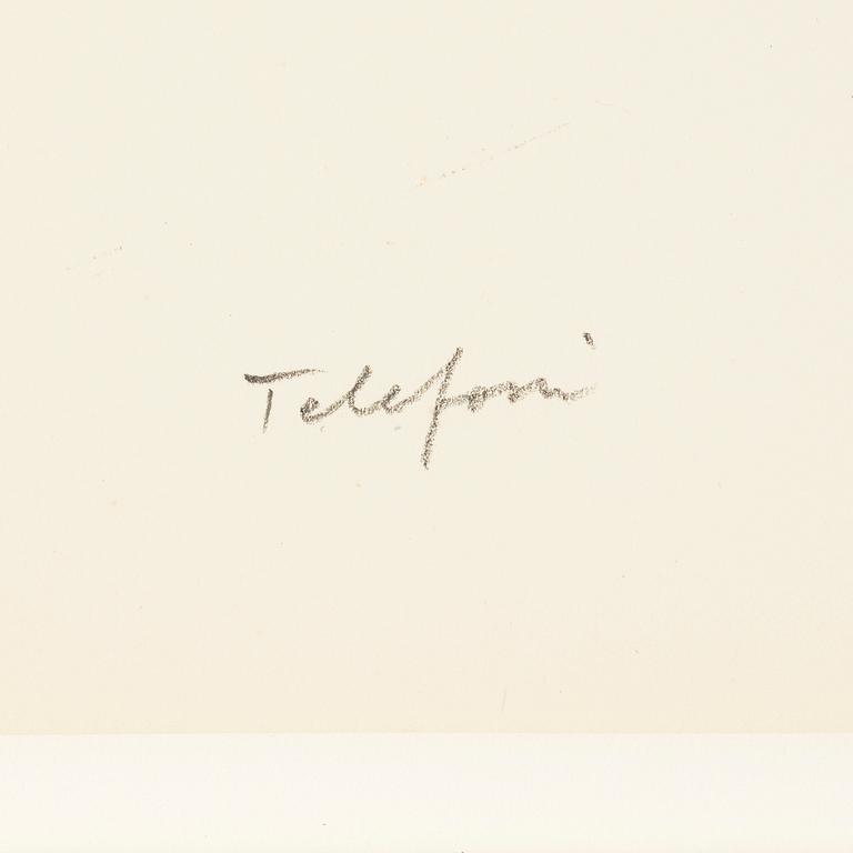 Olle Bonniér, lithograph in color, signed and numbered 39/90, dated 1948-49.