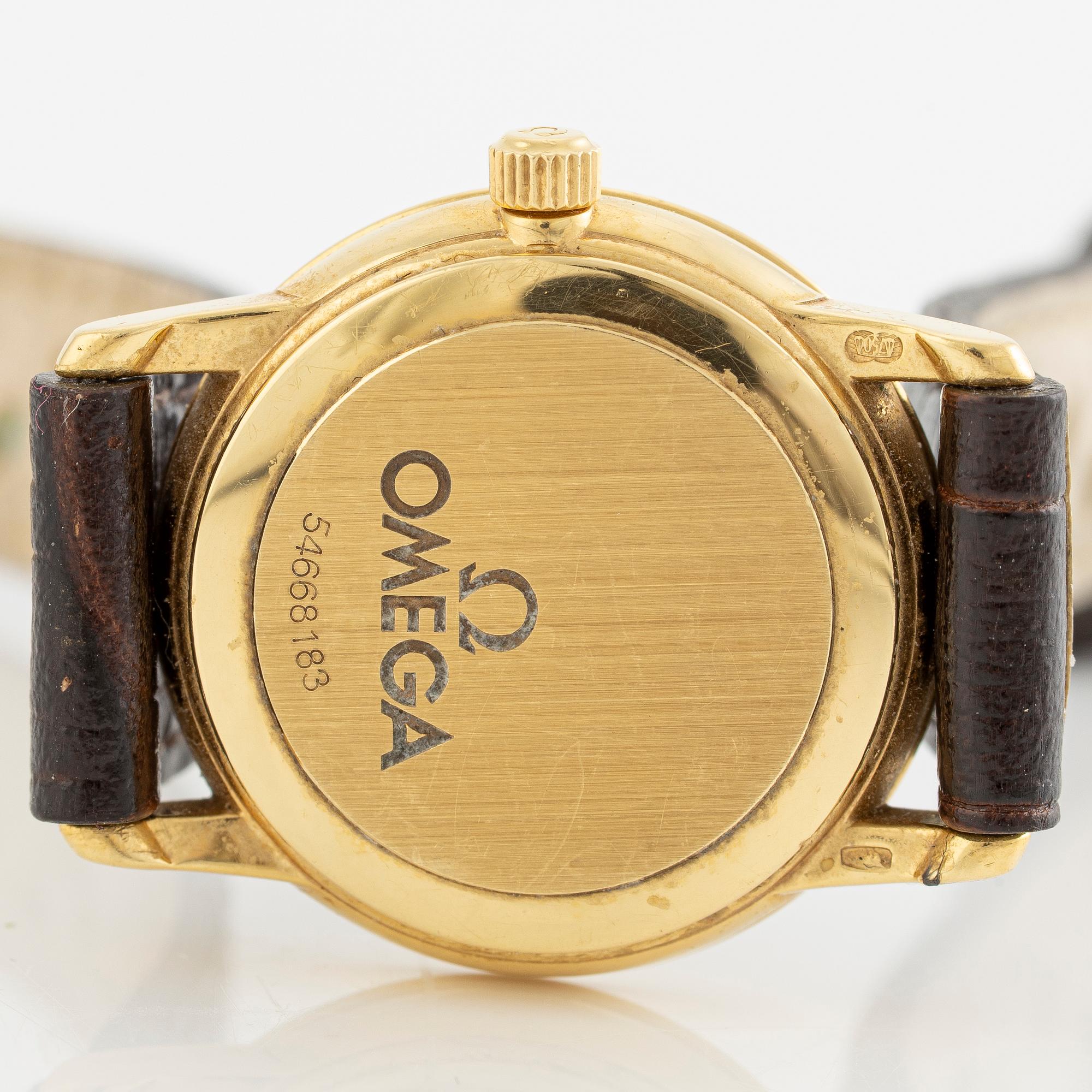 Omega, armbandsur, 22 mm.