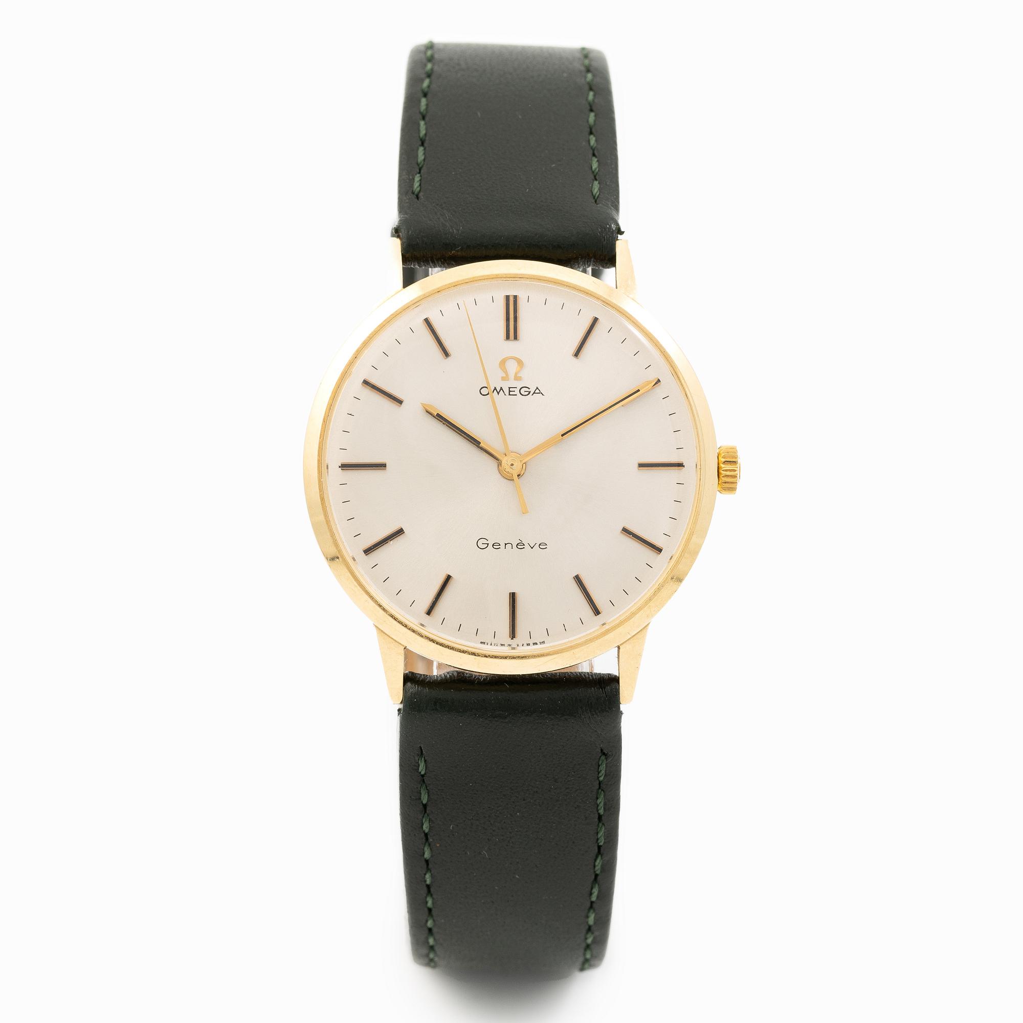 Omega, Genève, wristwatch, 33 mm.