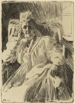 Anders Zorn, "Änkedrottning Sophia”.
