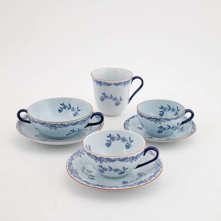 Servis, porslin, 103 delar, "ostindia, samt 8 delar "Ostindia floris", Rörstrand, varierande åldrar.